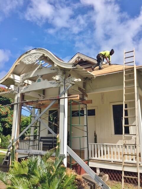 Removing Shingles, Coveringwith Plywood and Peal & Seal